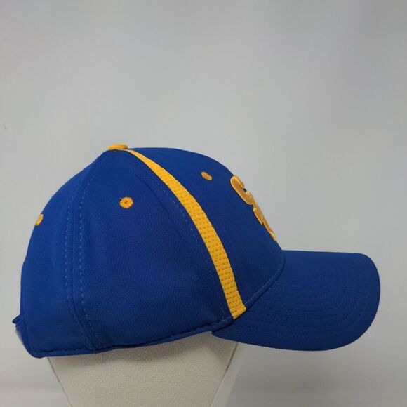 Under Armour Mens Strapback Hat Blue S-M Embroidered SM Stallions Logo Polyester - Picture 4 of 9